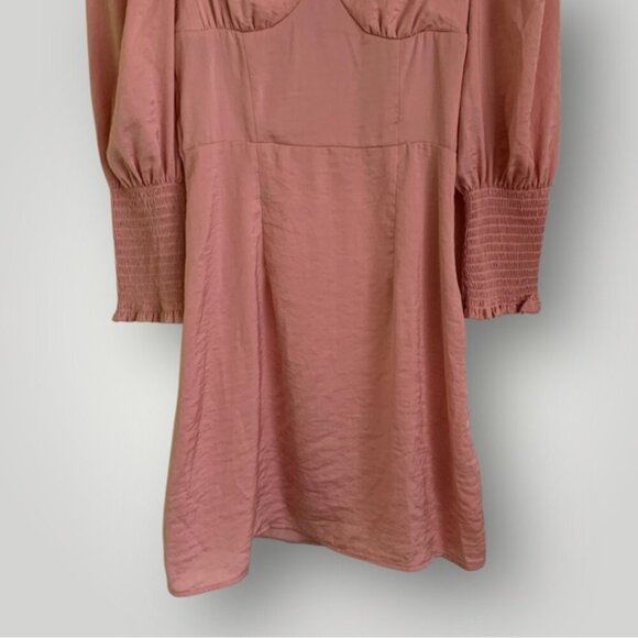 NWT H&M Divided Satin Corset Dress - Picture 4 of 11